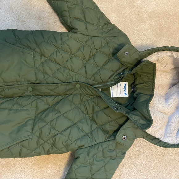 Mayoral Green Quilted Extra Warm Winter Coat - Picture 2 of 9
